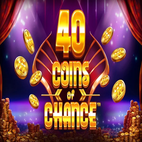 40 Coins of Chance slot logo by SYNOT Games at Slottica Casino