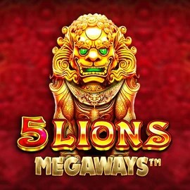 5 Lions Megaways logo by Pragmatic Play at Slottica Casino