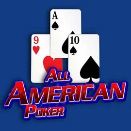 All American Poker slot visual from RTG (Reel Time Gaming) available on slottica-casino.eu