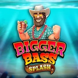 Bigger Bass Splash slot logo by Pragmatic Play at Slottica Casino