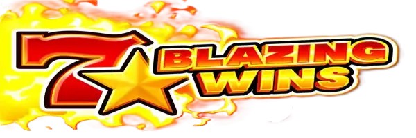 Blazing Wins online game logo by Playson on slottica-casino.eu