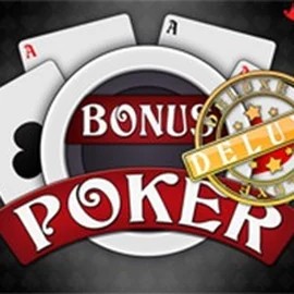 Bonus Poker Deluxe - 3 Hands online game logo by RTG (Reel Time Gaming) on slottica-casino.eu