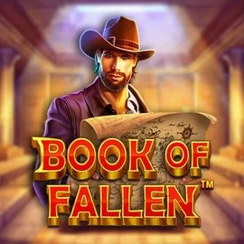 Book Of Fallen slot logo by Pragmatic Play at Slottica Casino