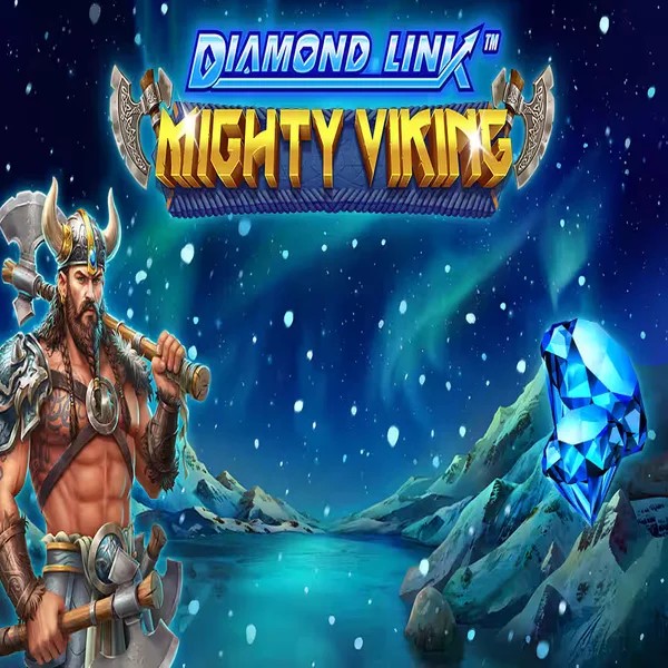 Slots logo of Diamond Link Mighty Viking from Greentube at Slottica Casino