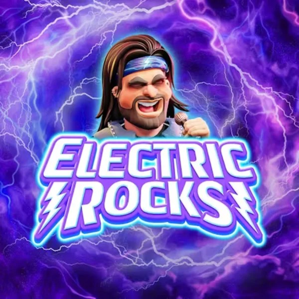 Electric Rocks logo by Inspired Gaming at Slottica Casino