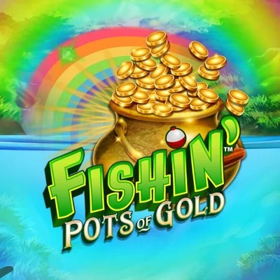 Official Slots logo: Fishin Pots Of Gold by Gameburger Studios at Slottica Casino
