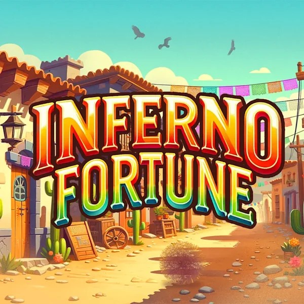 Inferno Fortune online game logo by Atomic Slot Lab on slottica-casino.eu