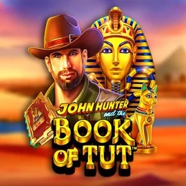Slots logo of John Hunter and the Book of Tut from Pragmatic Play at Slottica Casino