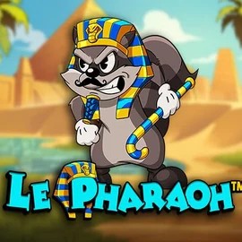 Le Pharaoh online game logo by Hacksaw Gaming on slottica-casino.eu