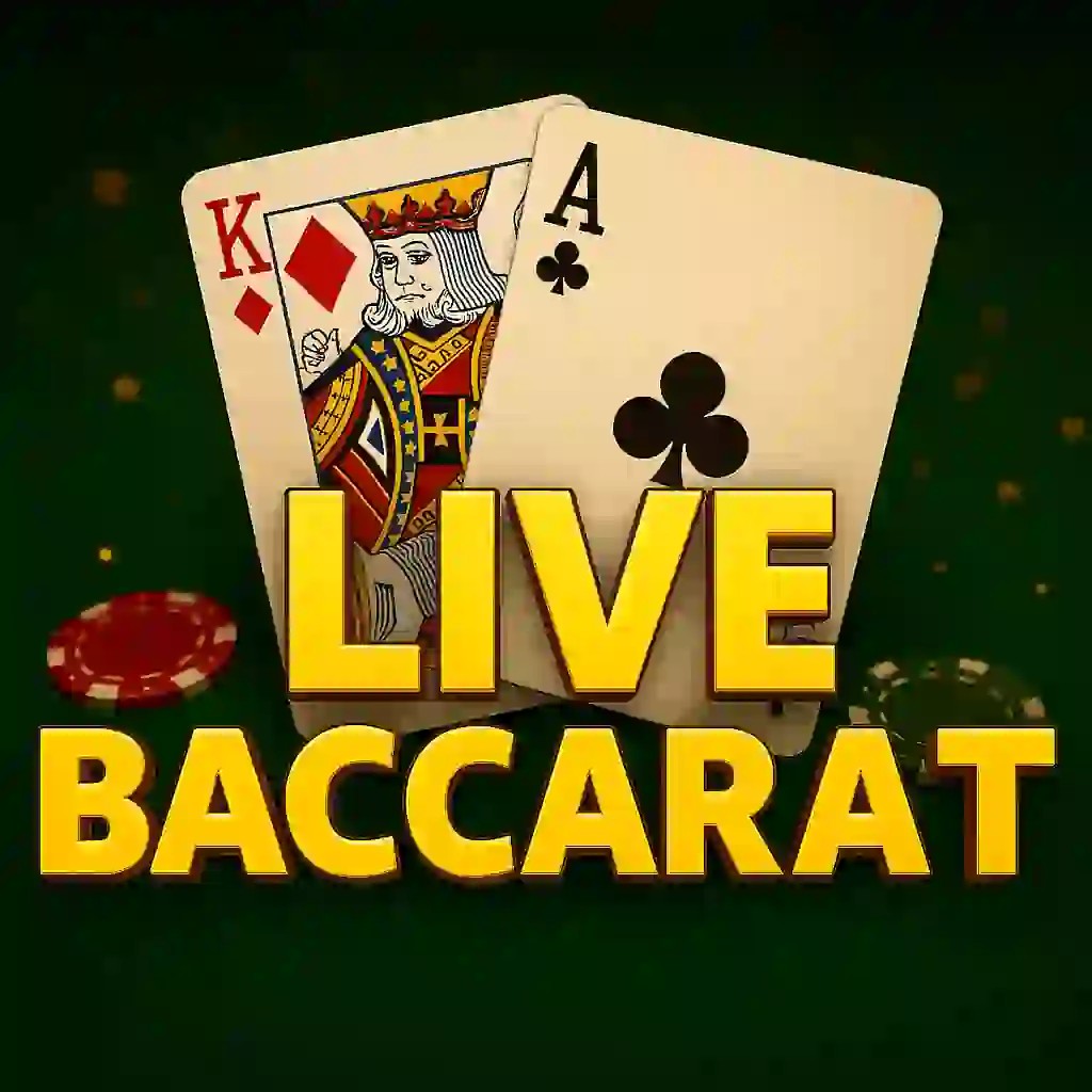 Official Live Casino logo: Live Baccarat by Evolution at Slottica Casino