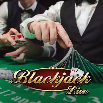 Official Live Casino logo: Live Blackjack by Evolution at Slottica Casino