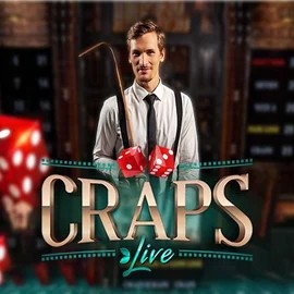 Live Casino logo of Live Craps from Evolution at Slottica Casino