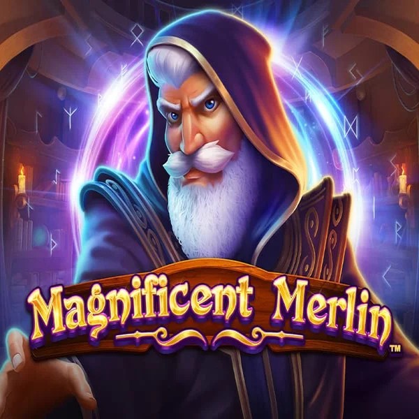 Magnificent Merlin online game logo by Greentube on slottica-casino.eu