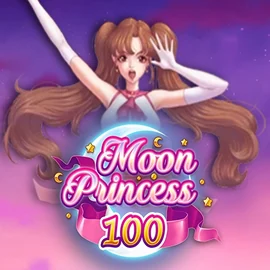 Moon Princess 100 online game logo by Play'n GO on slottica-casino.eu