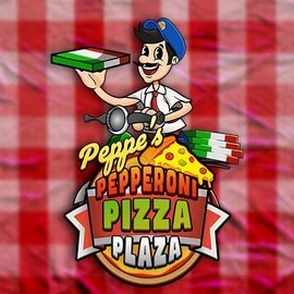 Peppe’s Pepperoni Pizza Plaza slot visual from Pragmatic Play available on slottica-casino.eu