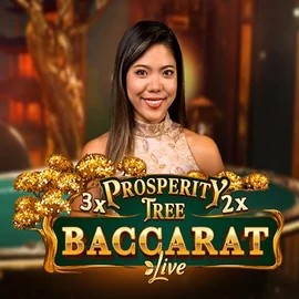 Prosperity Tree Baccarat game by Evolution – logo hosted on Slottica Casino