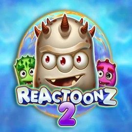 Reactoonz 2 logo – Slots by Play’n GO at Slottica Casino