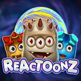 Reactoonz logo by Play’n GO at Slottica Casino