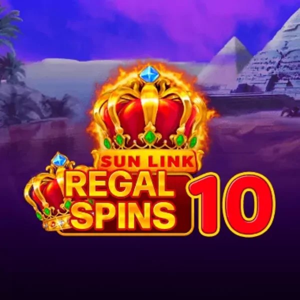 Regal Spins 10 logo by PatePlay at Slottica Casino