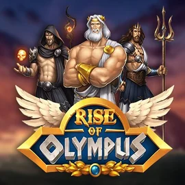 Rise of Olympus online game logo by Play'n GO on slottica-casino.eu