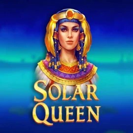Solar Queen slot logo by Playson at Slottica Casino