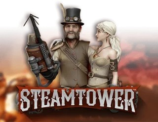 Slots logo of Steam Tower Slot from NetEnt at Slottica Casino
