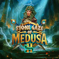 Stone Gaze of Medusa 2 slot logo by Stakelogic at Slottica Casino