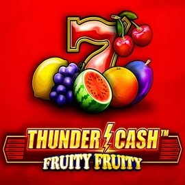 Thunder Cash Fruity Fruity logo by Novomatic at Slottica Casino