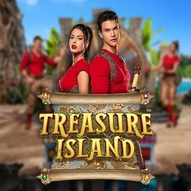 Treasure Island slot logo by Pragmatic Play at Slottica Casino