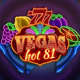 Vegas Hot 81 slot logo by Wazdan at Slottica Casino